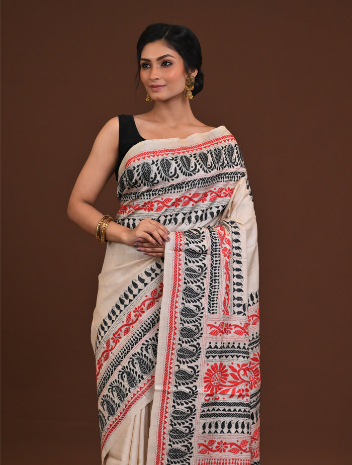 Gachi Silk Kantha Saree