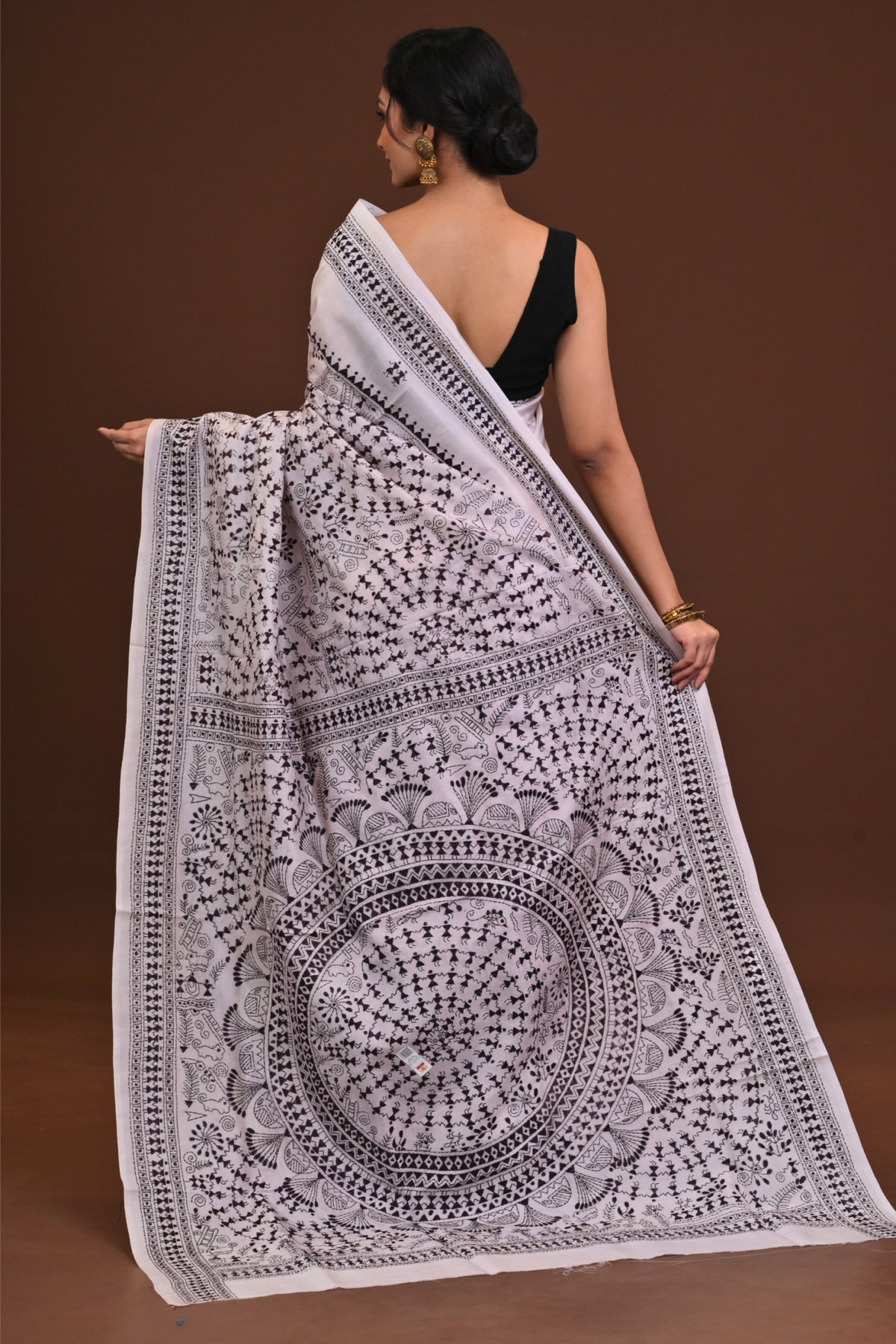 Pure Silk Kantha Saree
