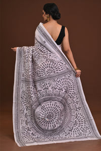 Pure Silk Kantha Saree