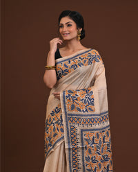 Pure Silk Kantha Saree