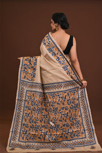 Pure Silk Kantha Saree