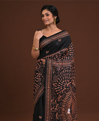 Pure Silk Kantha Saree