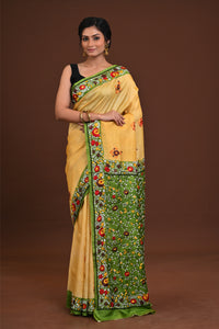 Silk Jalchuri Allover Kantha Saree
