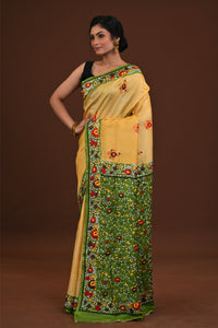 Silk Jalchuri Allover Kantha Saree