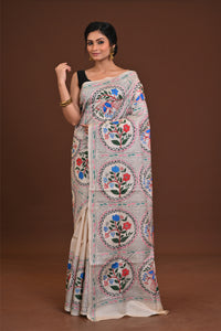 Pure Silk Kantha Saree