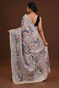 Pure Silk Kantha Saree