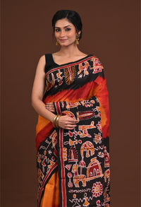 DTBP Silk Batik saree