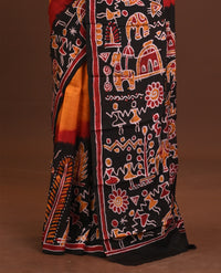 DTBP Silk Batik saree