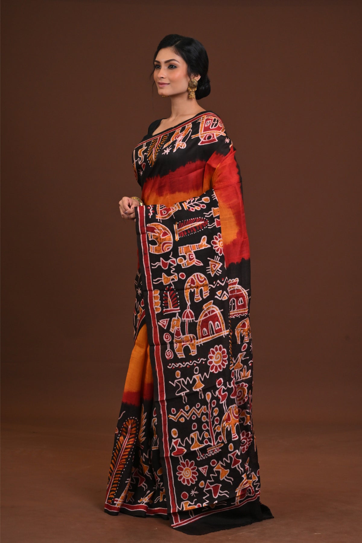 DTBP Silk Batik saree