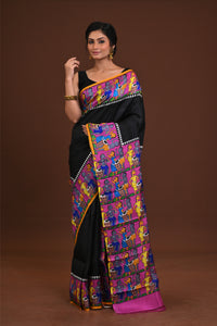 Handloom Silk Pattachitra Saree