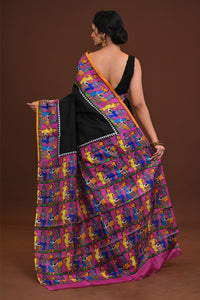 Handloom Silk Pattachitra Saree