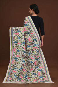Pure Silk Kantha Dupatta