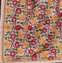 Pure Silk Kantha Dupatta