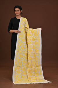 Pure Silk Kantha Dupatta
