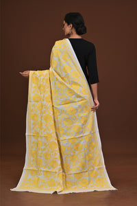 Pure Silk Kantha Dupatta