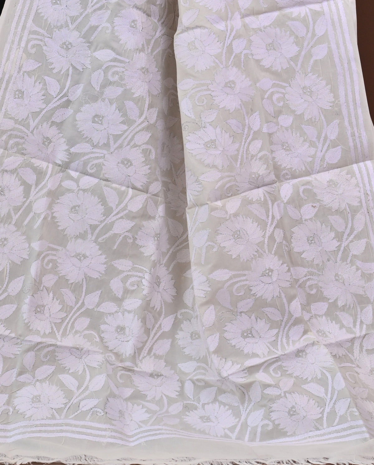 Pure Silk Kantha Dupatta