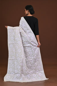 Pure Silk Kantha Dupatta