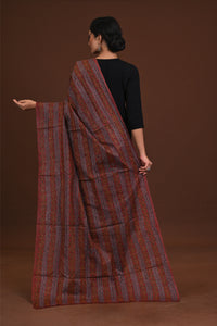 Silk Block Kantha Dupatta