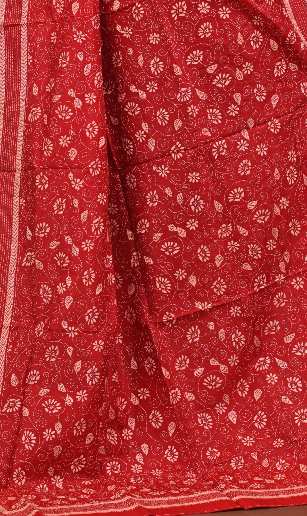 Pure Silk Kantha Dupatta
