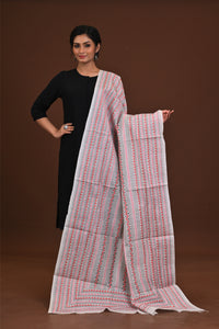 Pure Silk Kantha Dupatta