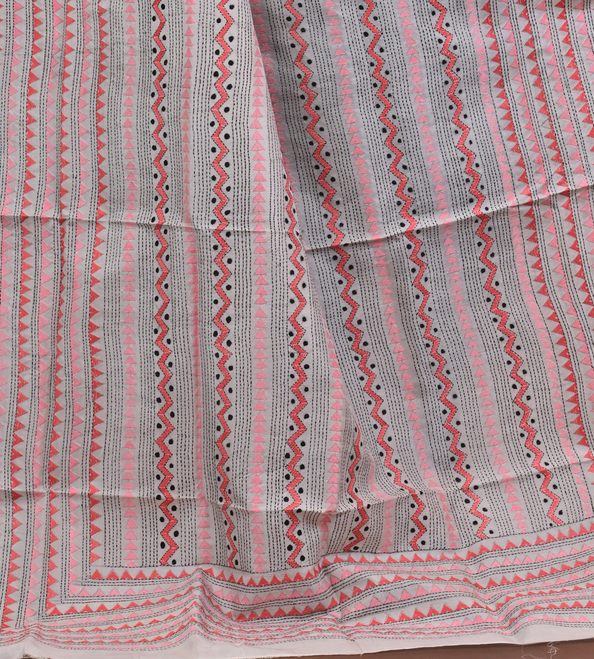 Pure Silk Kantha Dupatta