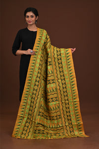 Pure Silk Kantha Dupatta