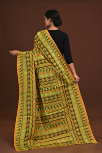 Pure Silk Kantha Dupatta