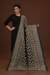 Pure Silk Kantha Dupatta