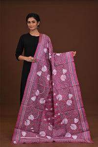 Pure Silk Kantha Dupatta