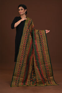 Pure Silk Kantha Dupatta