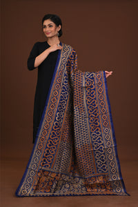 Pure Silk Kantha Dupatta