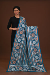 Pure Silk Kantha Dupatta