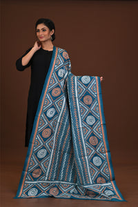 Pure Silk Kantha Dupatta