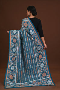 Pure Silk Kantha Dupatta
