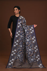 Pure Silk Kantha Dupatta