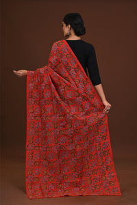 Silk Block Kantha Dupatta