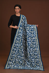 Pure Silk Kantha Dupatta