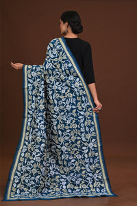Pure Silk Kantha Dupatta