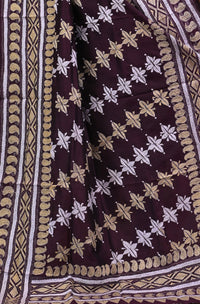 Pure Silk Kantha Dupatta