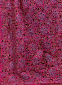 Silk Block Kantha Dupatta