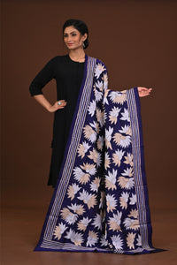 Pure Silk Kantha Dupatta
