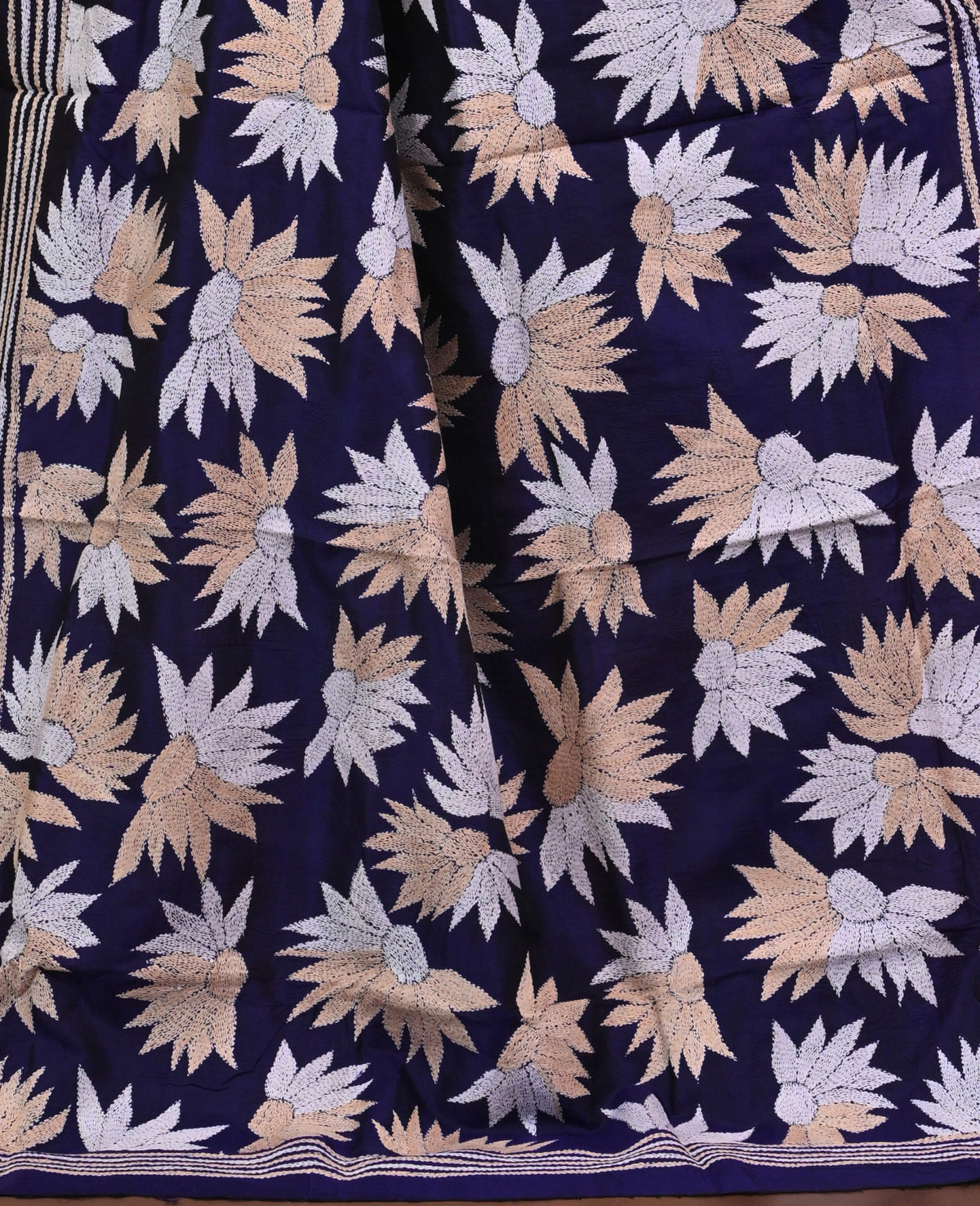Pure Silk Kantha Dupatta