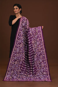 Pure Silk Kantha Dupatta