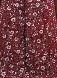 Pure Silk Kantha Dupatta