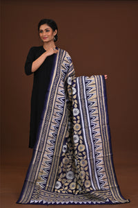 Pure Silk Kantha Dupatta