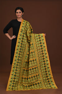 Pure Silk Kantha Dupatta