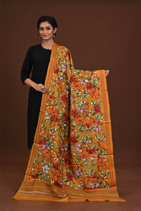 Pure Silk Kantha Dupatta