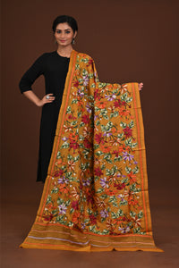 Pure Silk Kantha Dupatta