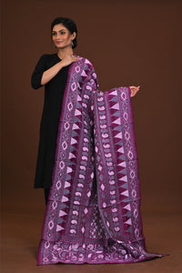 Pure Silk Kantha Dupatta