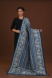Pure Silk Kantha Dupatta